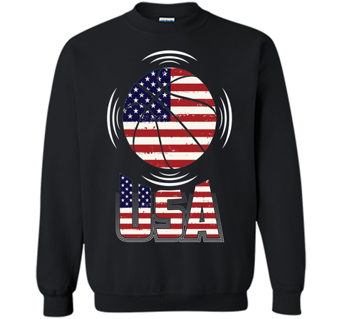 Basketball T Shirt with USA Flag Awesome T Shirt