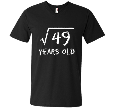 Square Root of 49: 7th Birthday 7 Years Old T-Shirt