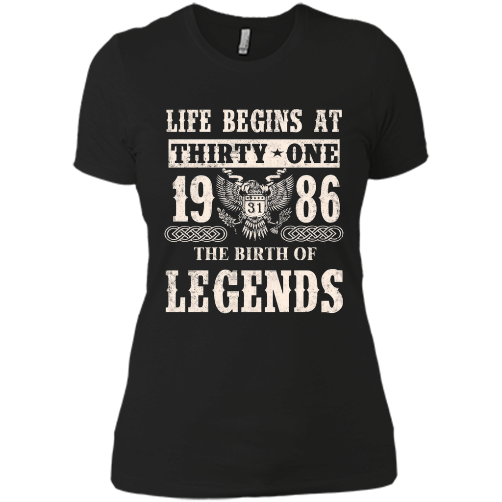 Life Begin At Thirty-One 1986 T Shirt