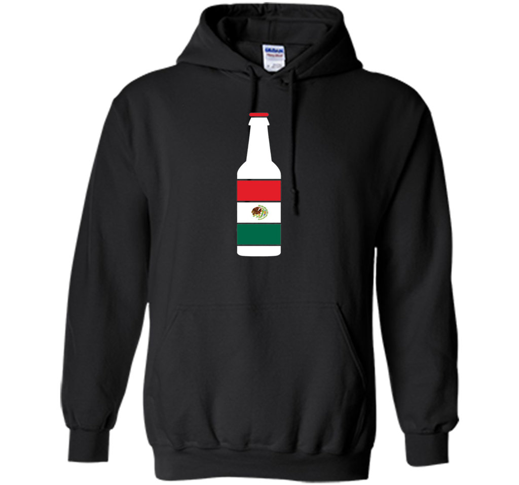 Mexico Flag Beer Bottle Soccer Apparel TriColor Gift T-Shirt