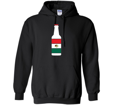 Mexico Flag Beer Bottle Soccer Apparel TriColor Gift T-Shirt