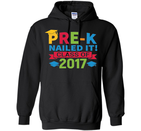 Kids Pre-K Nailed It 2017 Preschool Graduation Gift T Shirt