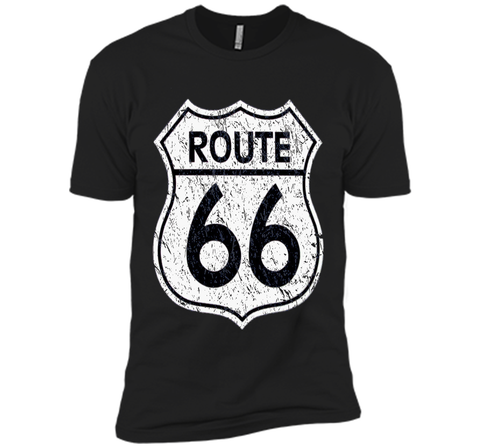 Historical Route 66 Distressed Vintage Look T Shirt