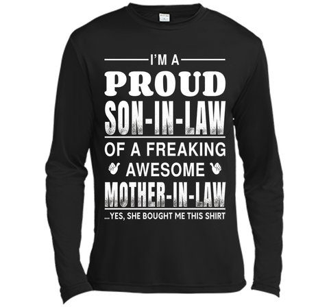 Men's I'm A Proud Son In Law Of A Freaking Awesome Mother In Law