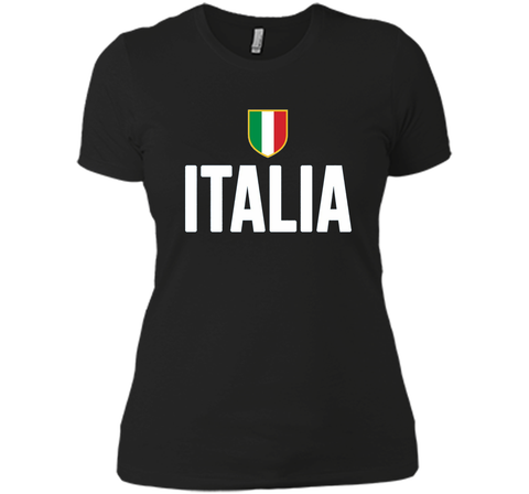 ITALIA T-Shirt Italian Flag Italy Pride Patriotic Blue Tee
