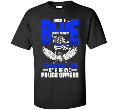 Police Brother - Proud Brother of a Cop t-shirt