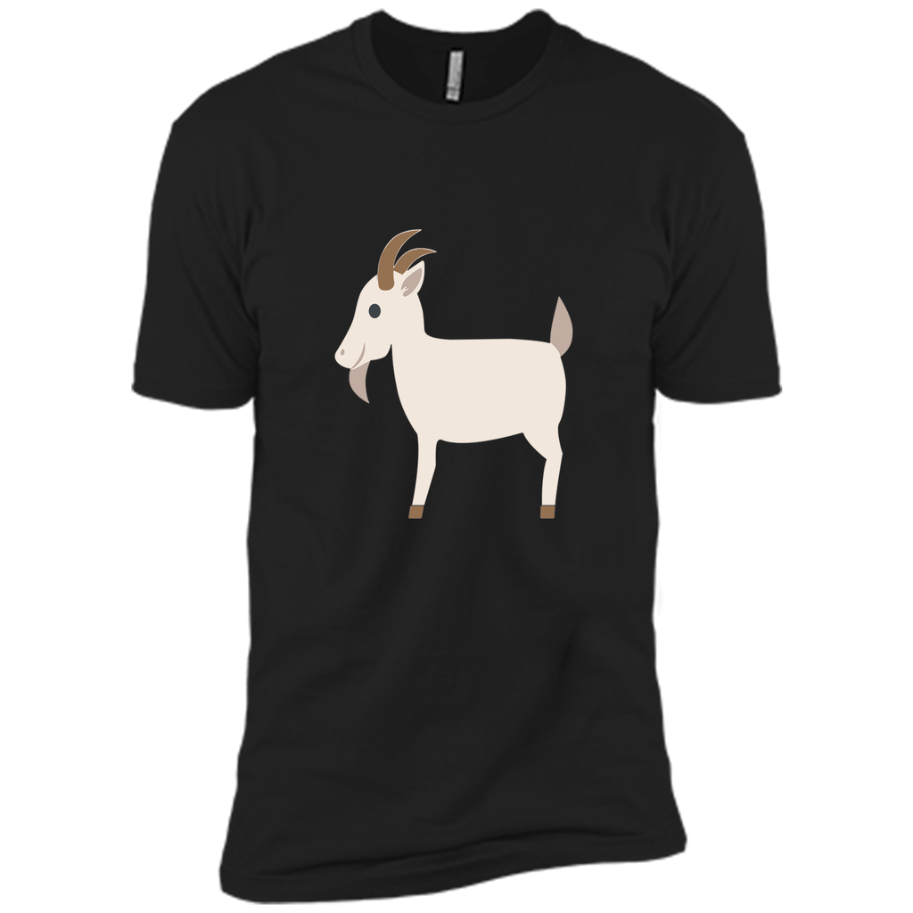 Goat Emoji T-Shirt Farm Animal Horns Tusks Pig Sheep Cow