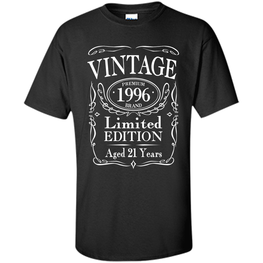 Vintage 1996 Limited Edition 21st Birthday Gift T-Shirt
