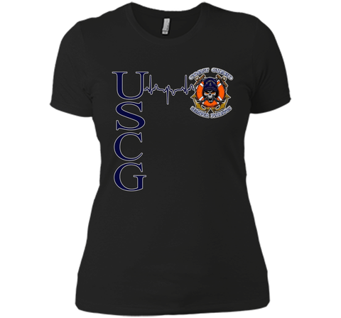 Coast Guard Heartbeat T-Shirt cool shirt