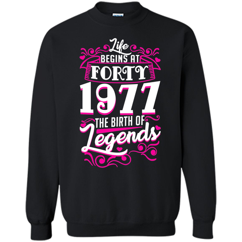Happy 1977 My 40th Birthday Gift Ideas T shirt