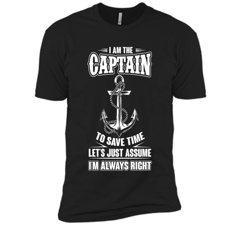 I Am The Captain T-shirt Boat Captain Tee