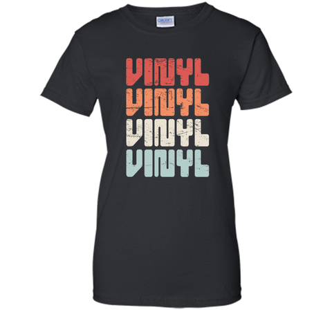 Retro Distressed VINYL Record T-Shirt