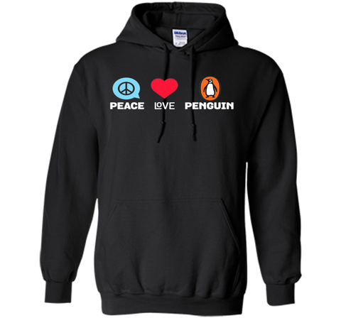 Peace Love Penguins Tee - Funny Penguin Animal Lover T-Shirt