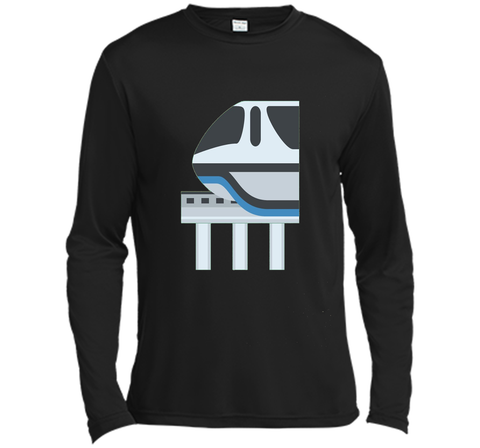 Monorail Emoji T-Shirt Train Ride Track Futuristic Electric