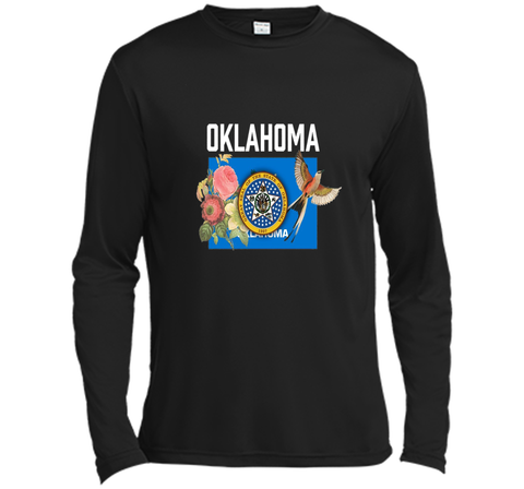 Oklahoma US State Flag Tee With State Bird & Flower T-Shirt