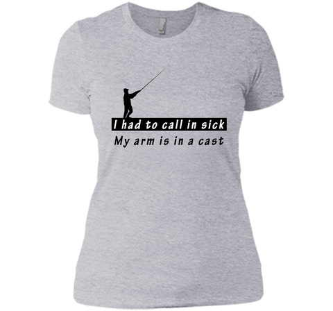 I had to call in sick my arm is in a cast - Funny TShirt