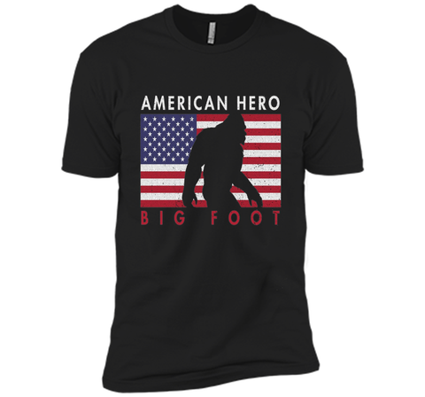 Distressed Style 4th of July American Sasquatch Tshirt