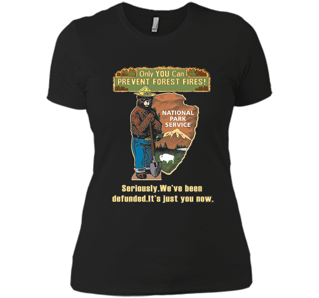 Seriously We've Been Defunded It's Just You Now t-shirt