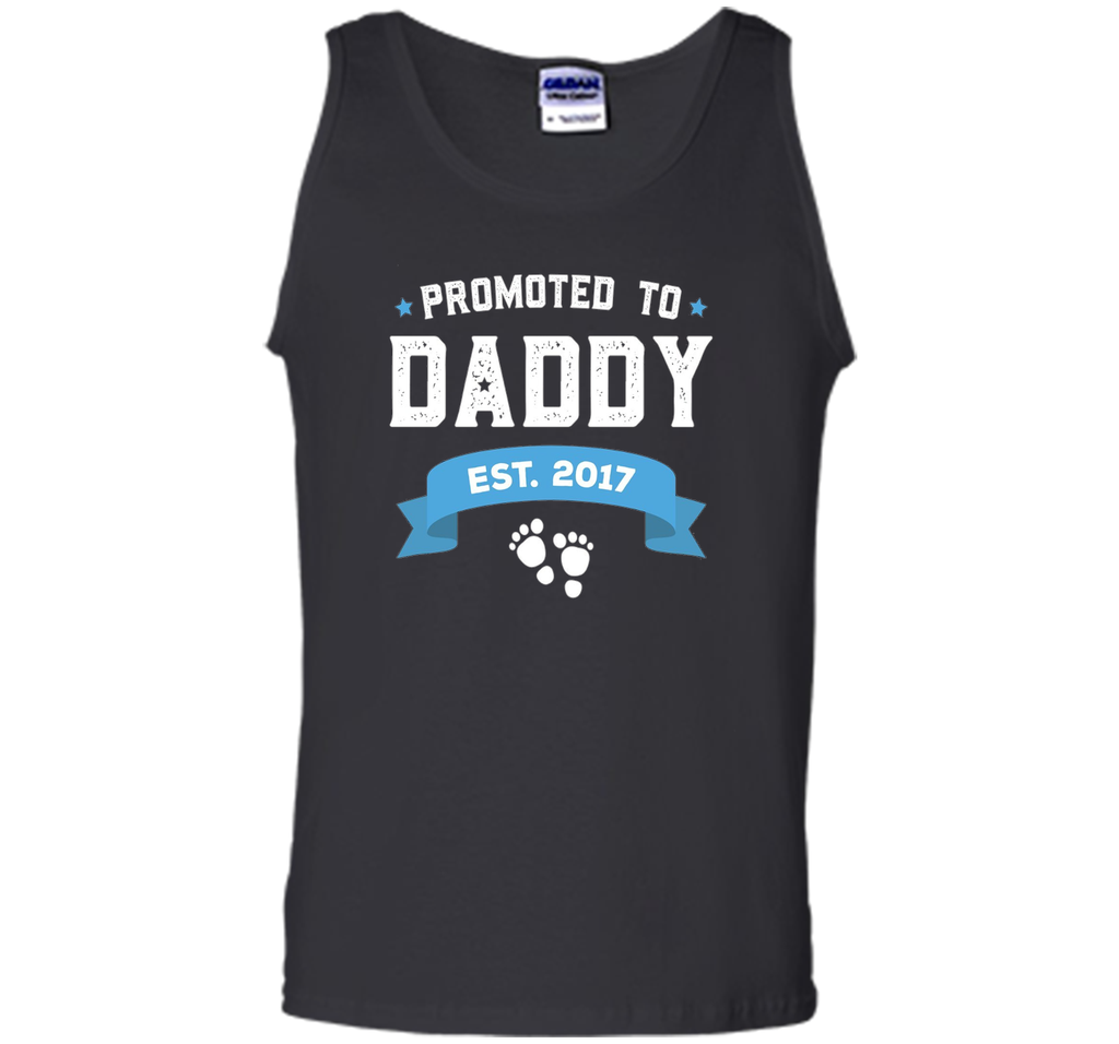 Promoted To Daddy Est. 2017 Gift For New Daddy T-Shirt Baby