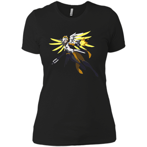 Overwatch Mercy Battle Ready Spray Tee Shirt