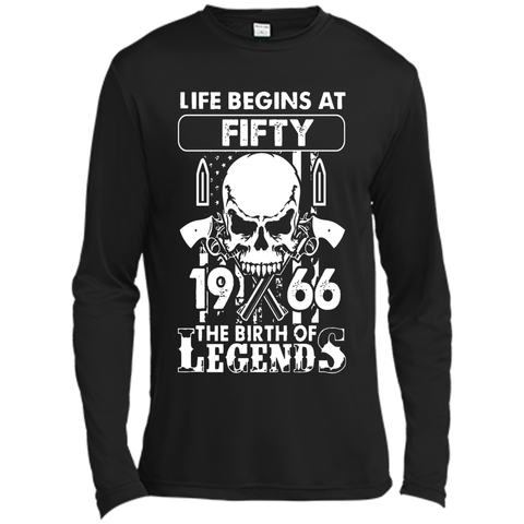 Life Begin At 50 - 1966 Birth Legends 50th Birthday T-shirts