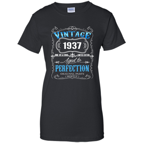 Vintage born in 1937 tshirt 80 Years old birthday