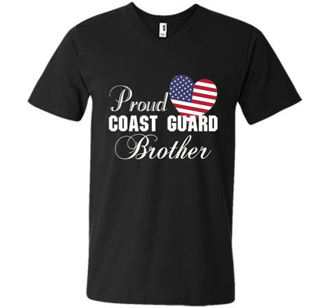 Pride U.S. Army - Proud Coast Guard Brother Heart T-shirt shirt