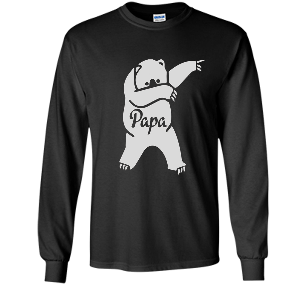 Papa Bear Cute Dabbing Funny Dab Dance Gift Shirt for Father