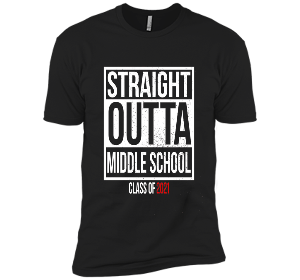 Straight Outta Middle School Graduation Gift T-Shirt