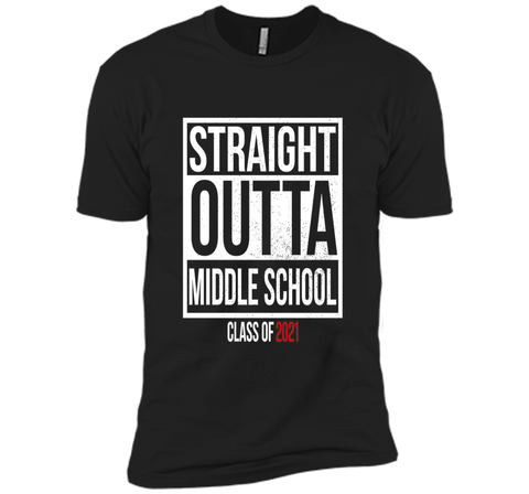 Straight Outta Middle School Graduation Gift T-Shirt