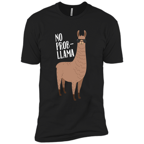 No Prob Llama - Funny Cute Llama Quote Illustration T Shirt