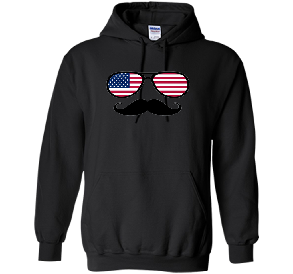 Funny Glasses Flag Shirt 4th of July for Men Women Kids