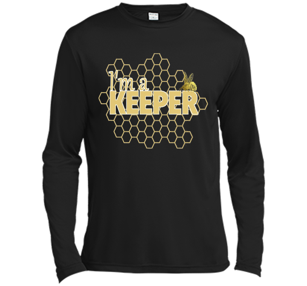 Bee t shirt I'm a Keeper funny beekeeper tee