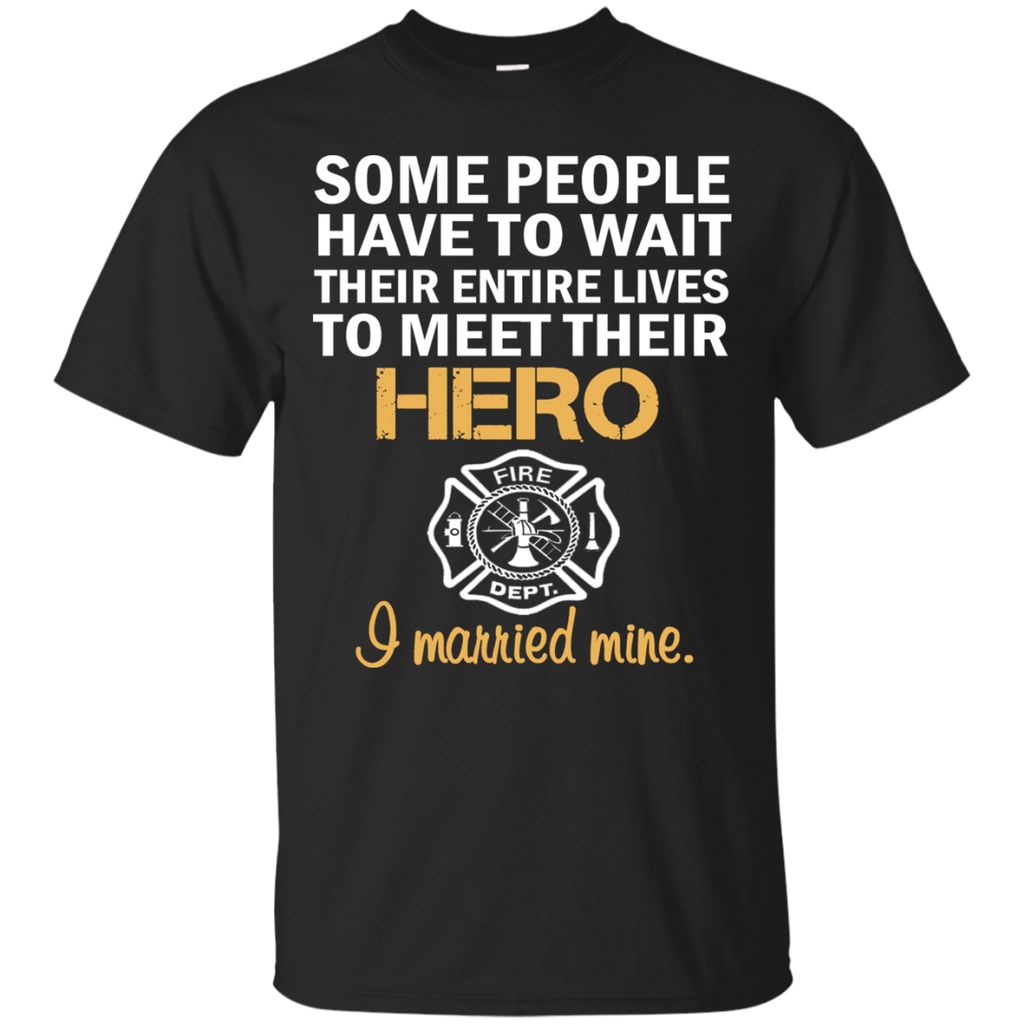 firefighter's wife matching family T-Shirt