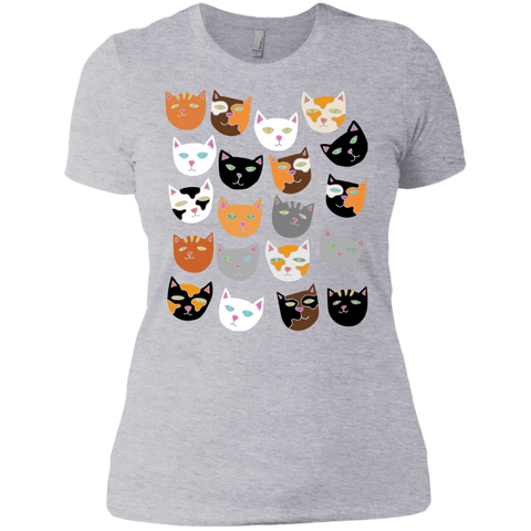 crazy cat lady pattern cats sweatshirt T-Shirt