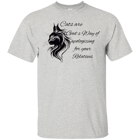 cats are god´s way of ...  T-Shirt