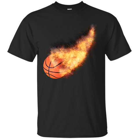 flaming basketball T-Shirt