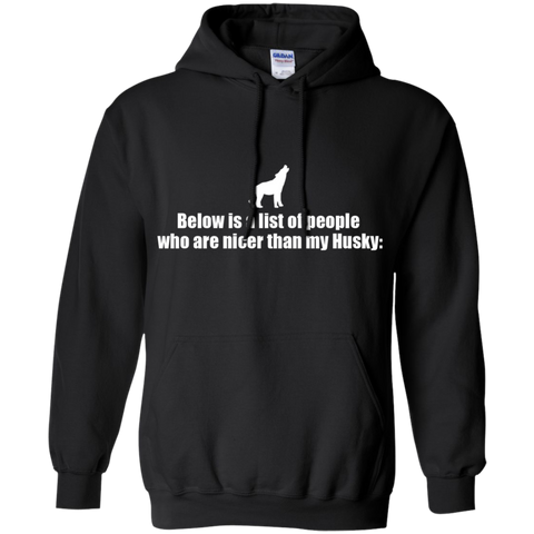 below is a list of people - husky T-Shirt