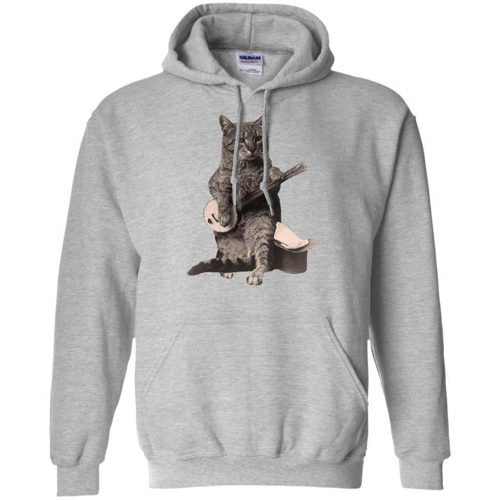 cat playing banjo guitar sweatshirt T-Shirt