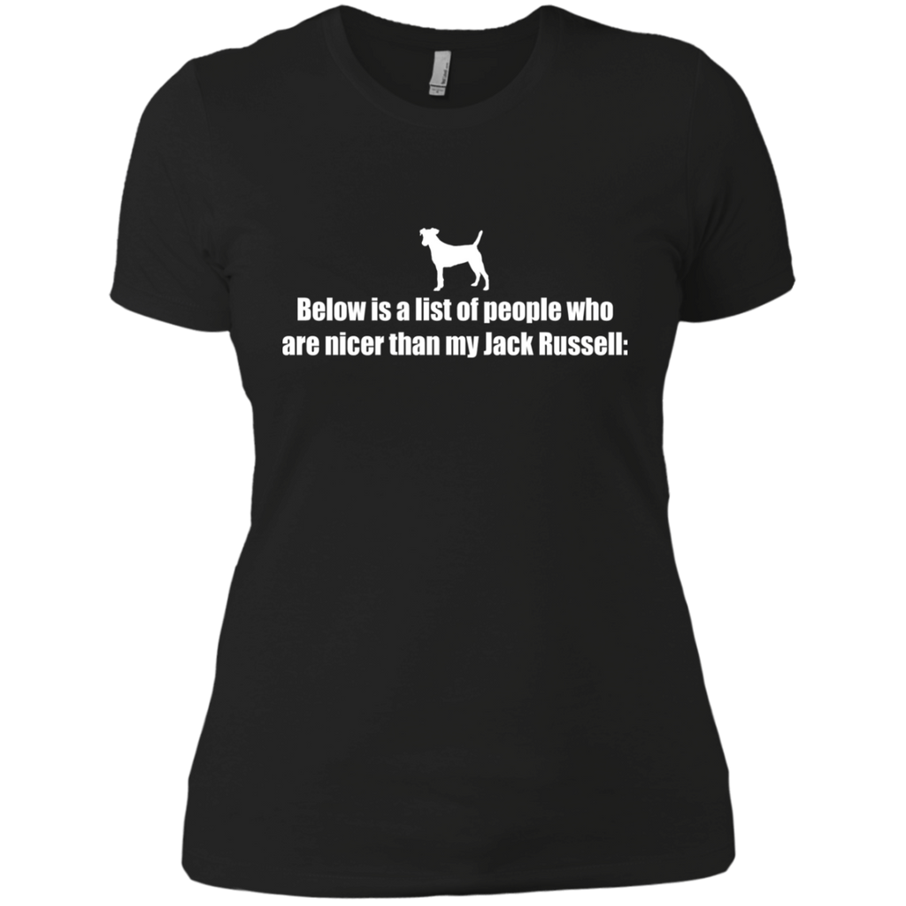 below is a list of people - jack russell T-Shirt