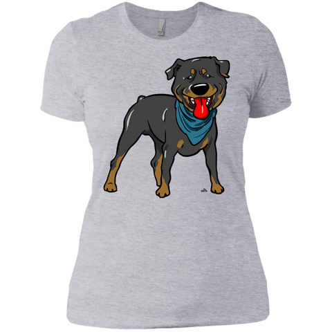 cool rottweiler cartoon dog T-Shirt