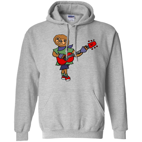 funny cool sloth is playing the guitar sweatshirt T-Shirt