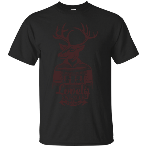 deer lovely sweater with men holiday sweater T-Shirt