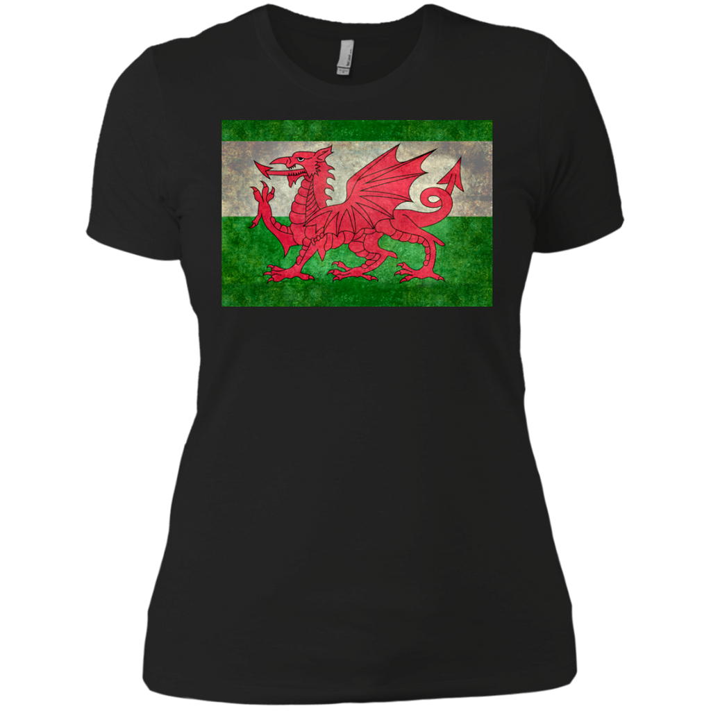 distressed wales flag T-Shirt