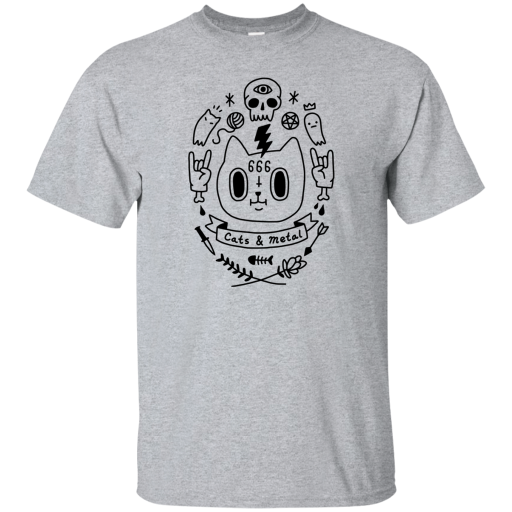 cats and metal sweatshirt T-Shirt