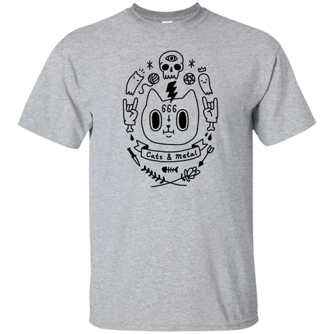 cats and metal sweatshirt T-Shirt
