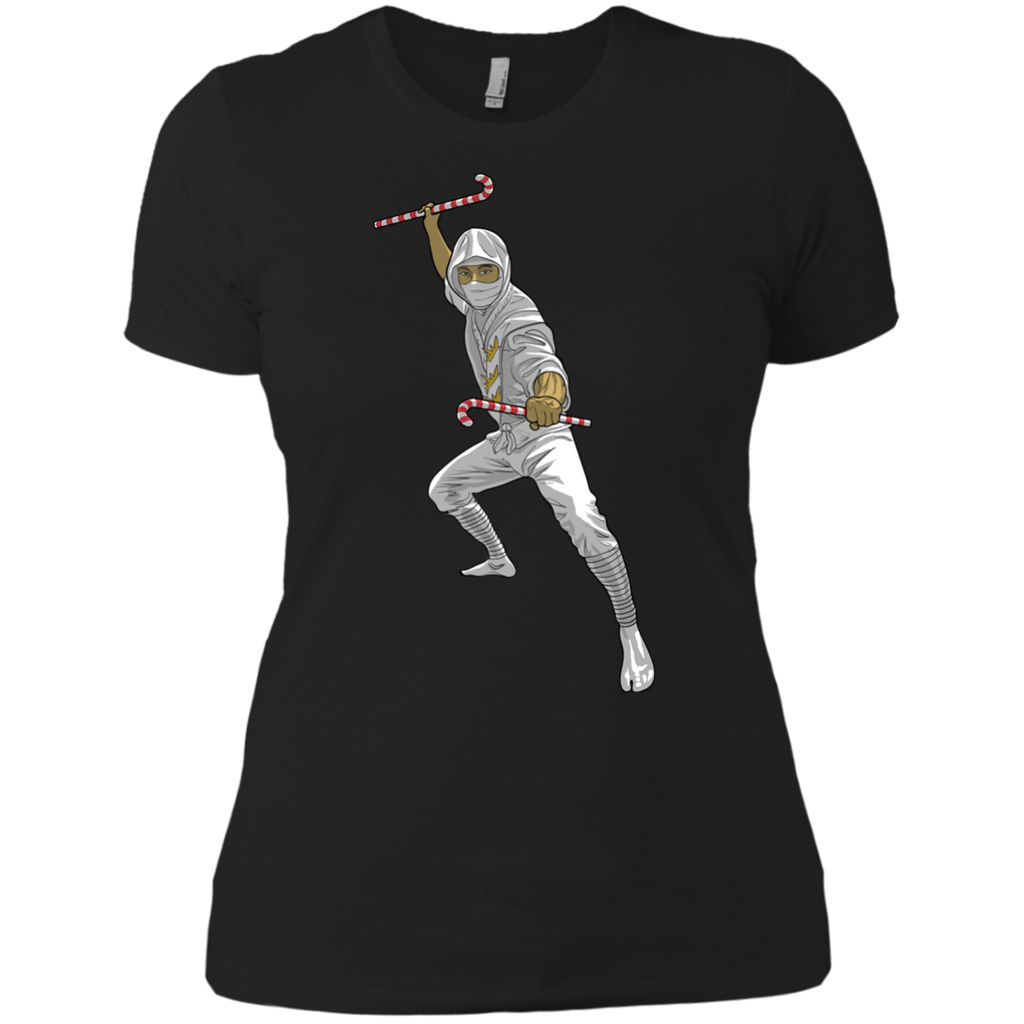 christmas ninja black and white holiday sweater T-Shirt