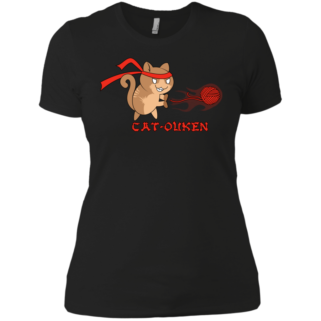 cat-ouken (with text) T-Shirt