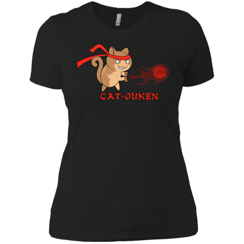 cat-ouken (with text) T-Shirt