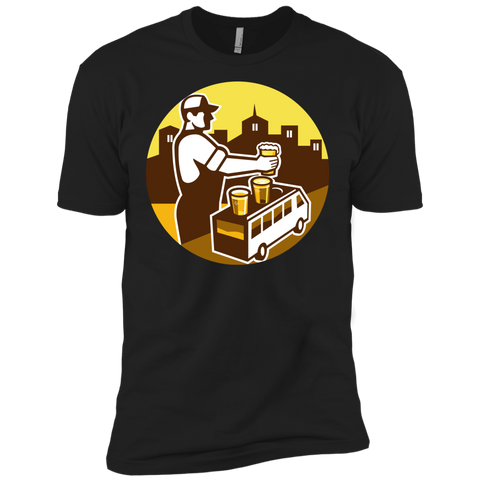 bartender beer city van circle retro T-Shirt